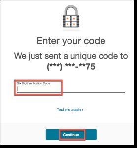 code entry