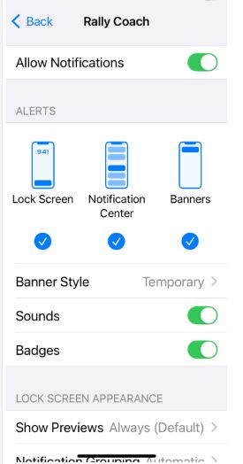 Allow notifications